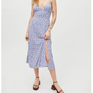 Urban Outfitters Ashley Floral Blue Dress